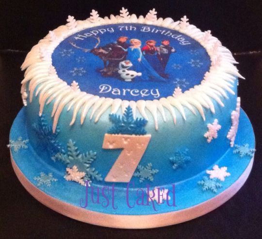 Frozen Disney Themed Cake