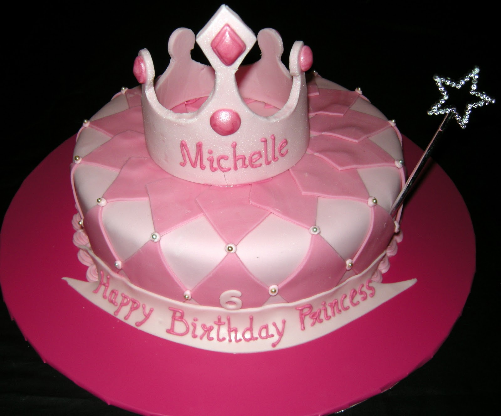 Girls Princess Birthday Cake