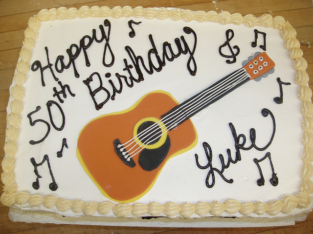 Guitar Sheet Cakes