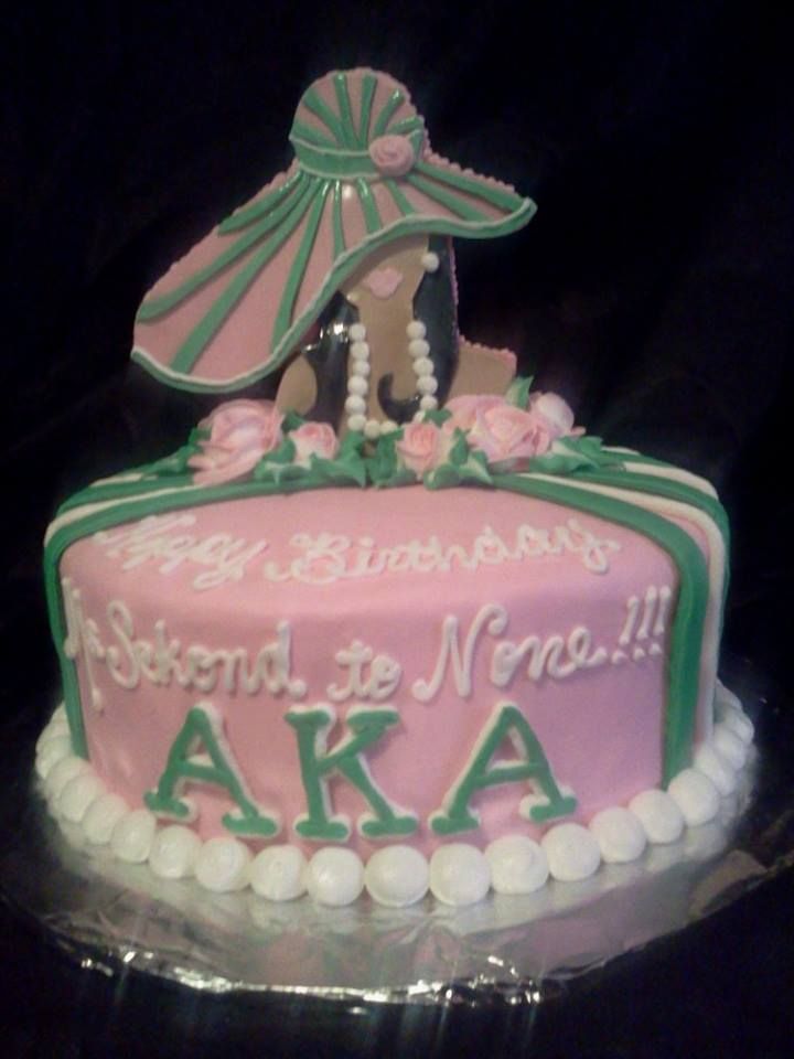 Happy Birthday AKA Sorority Cake