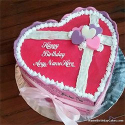 Heart Birthday Cake for Husband