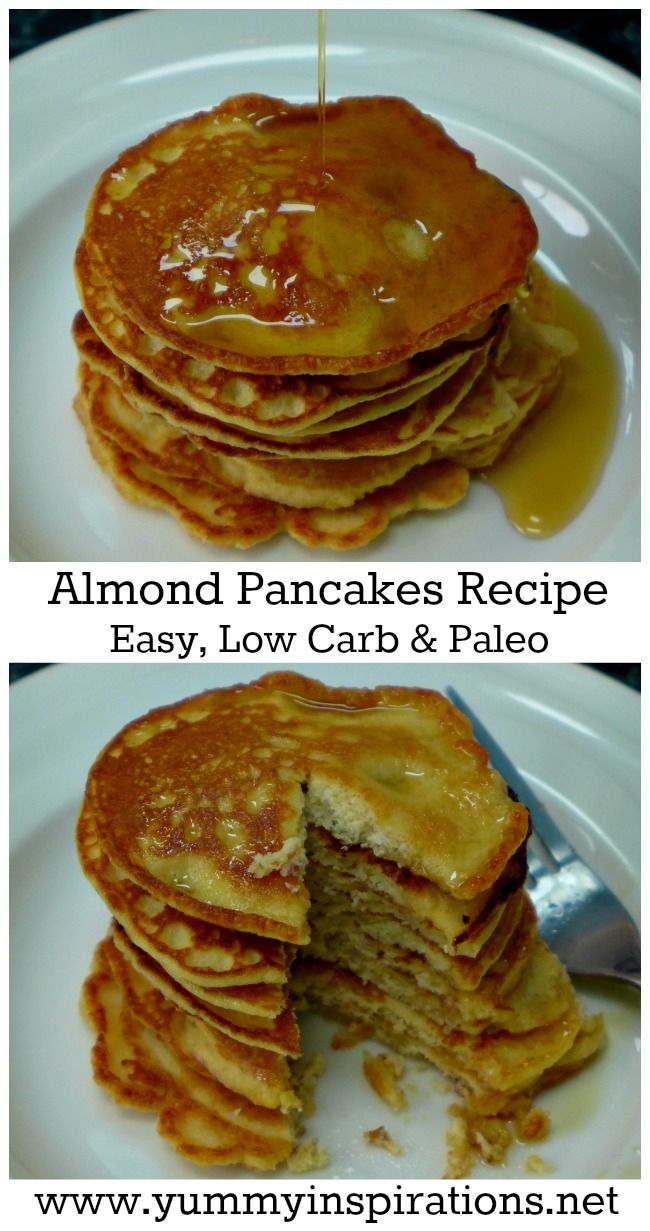 Low Carb Almond Meal Pancakes