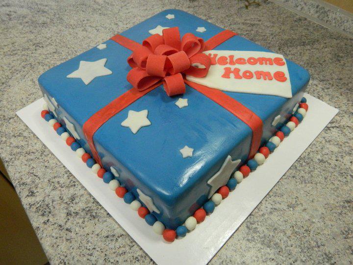 Military Welcome Home Cake