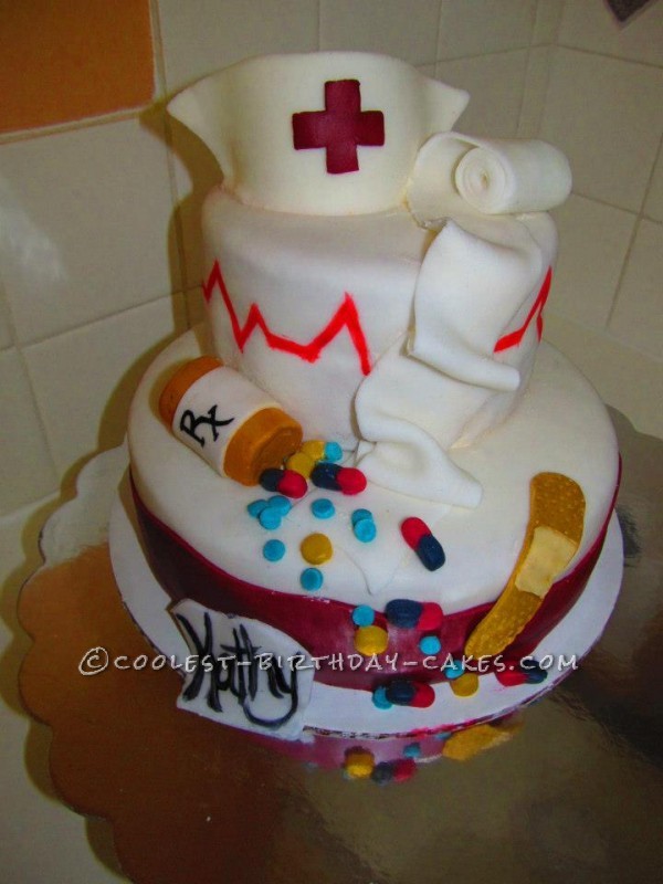 Nurse Retirement Cake Idea