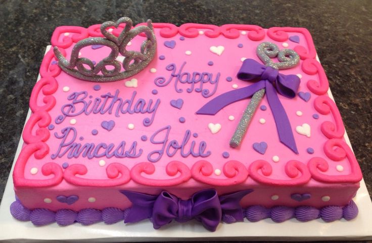 11 Photos of Princess Sheet Cakes For Girls