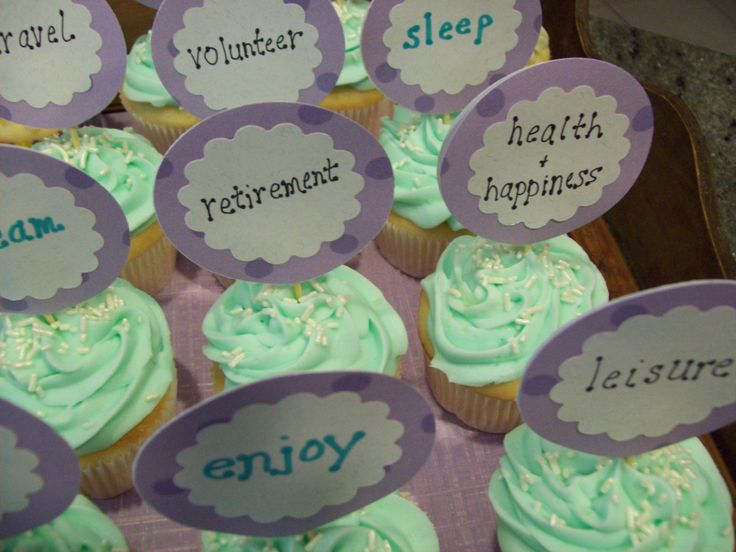 Retirement Cupcakes