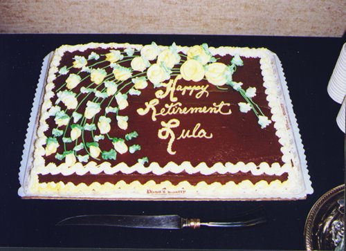 Retirement Party Cake