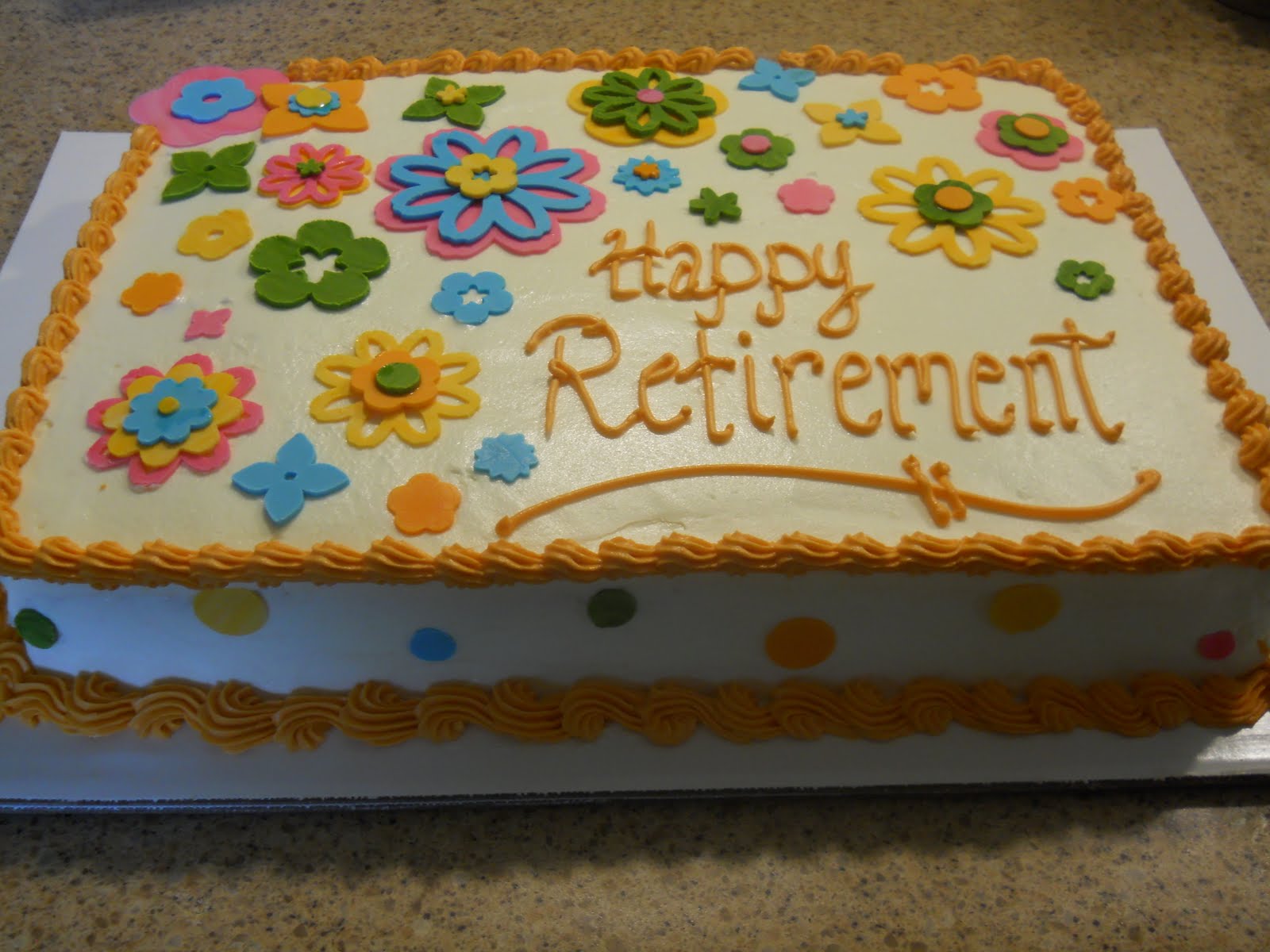 Retirement Sheet Cakes