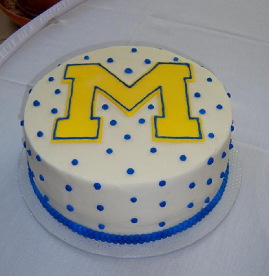 University of Michigan Grooms Cake