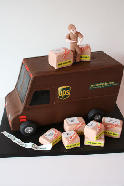 UPS Retirement Cake Ideas