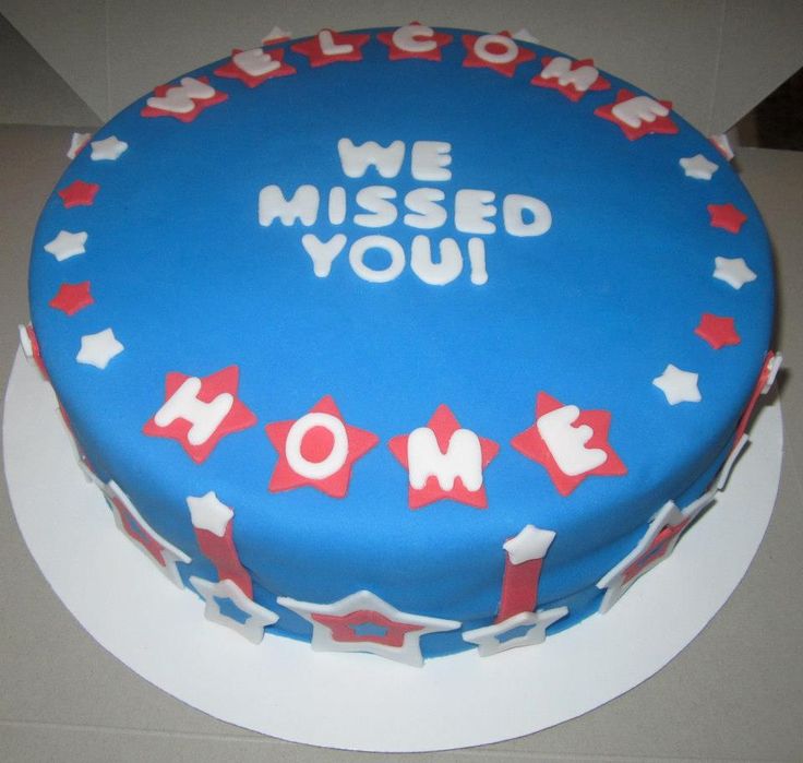 Welcome Home From Deployment Cake