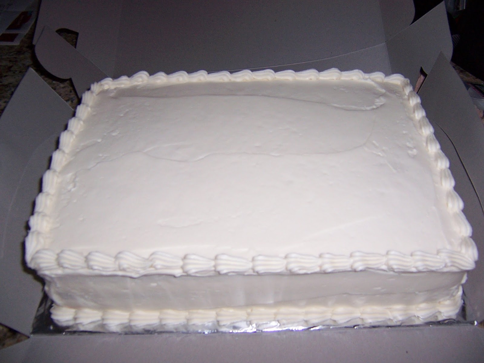 White Sheet Cake