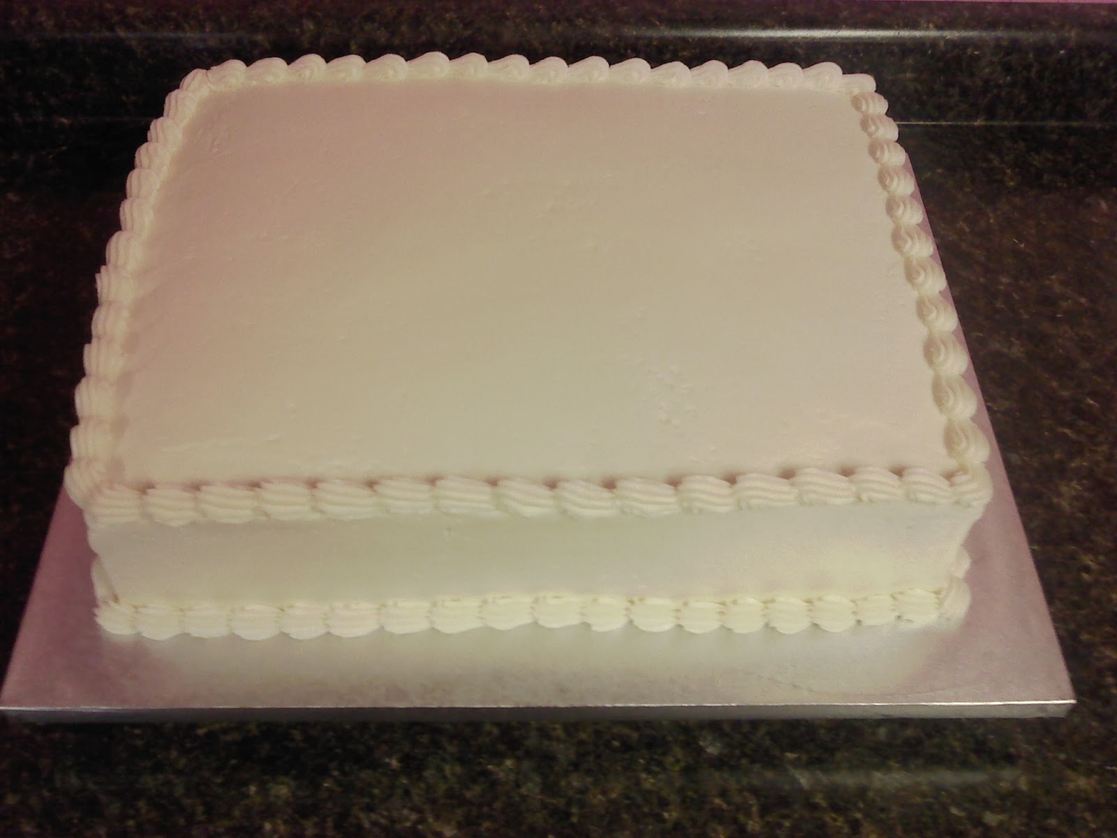 White Sheet Cake