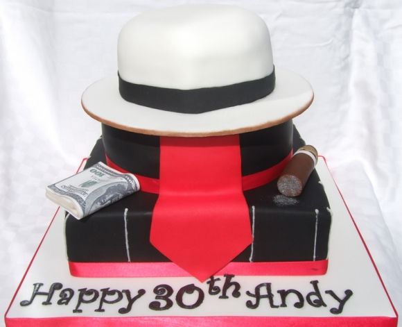 1920 Gangster Birthday Cake