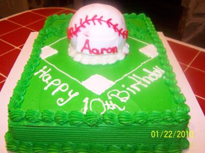 Baseball Birthday Cake