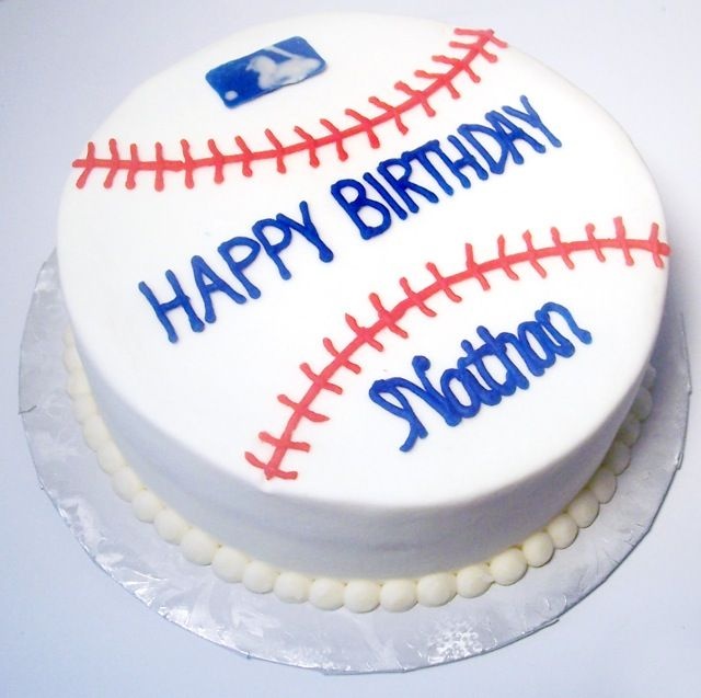 Baseball Birthday Cake