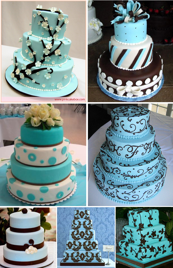 Blue and Brown Cake Ideas