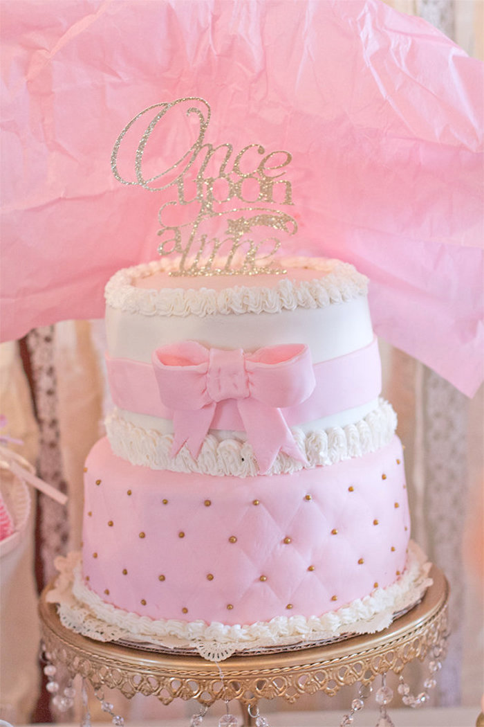 Elegant Princess Baby Shower Cakes