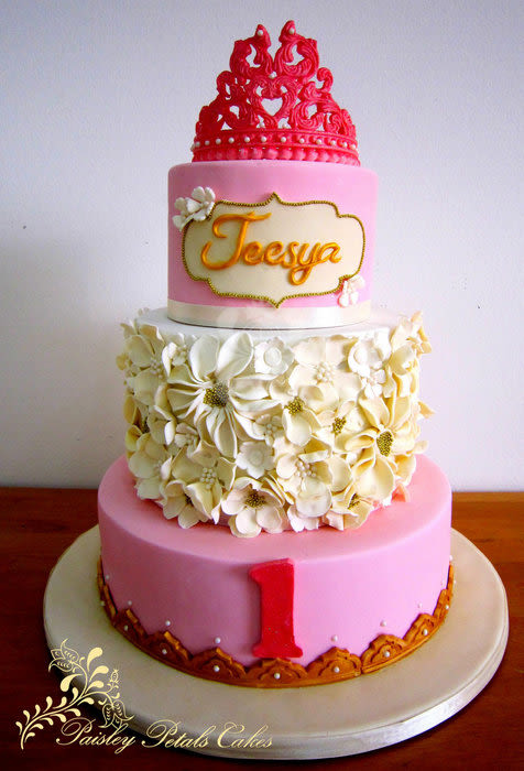 Elegant Princess Birthday Cake