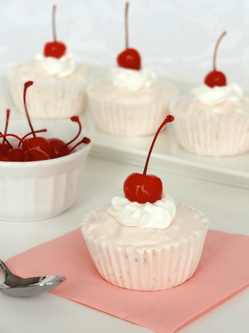 Frozen Fruit Salad Cupcakes