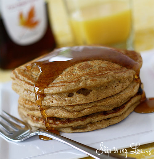 Healthy Whole Wheat Pancakes