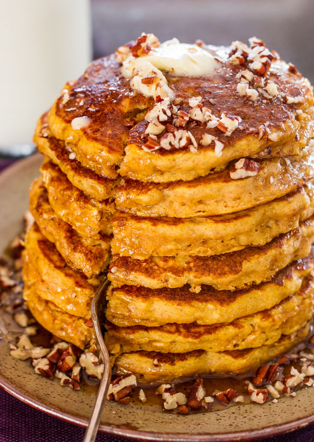 Healthy Whole Wheat Pancakes