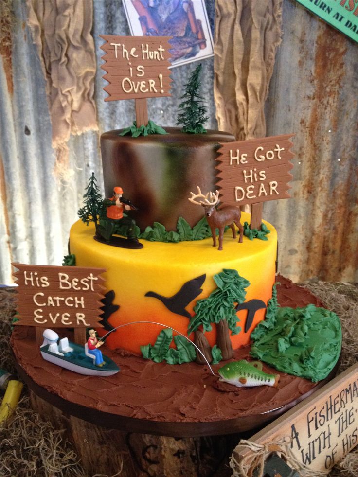 Hunting Grooms Cake Ideas