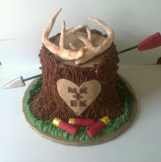 Hunting Grooms Cake