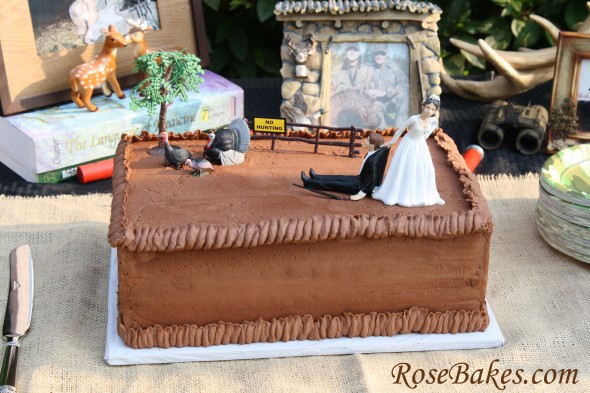 Hunting Grooms Cake