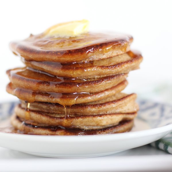 Light Fluffy Whole Wheat Pancakes