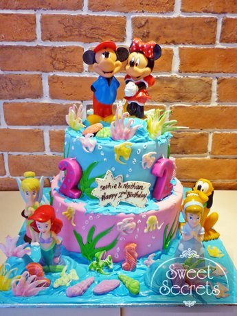 Mickey Mouse Birthday Cake