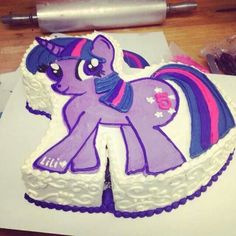 My Little Pony Sheet Cake