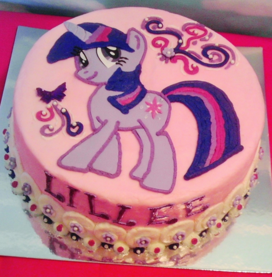 My Little Pony Twilight Sparkle Birthday Cake