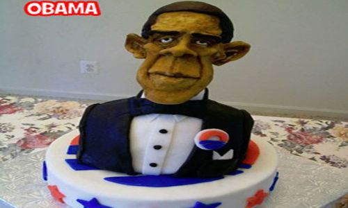 Obama Birthday Cake