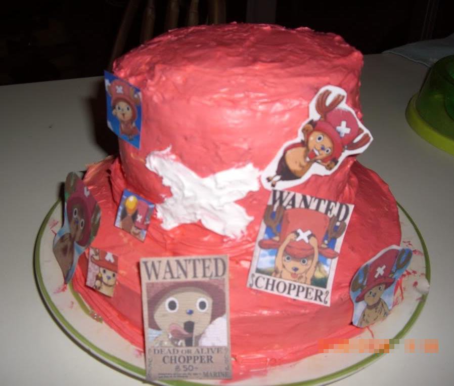 chopper one piece cake