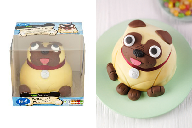 Pug Birthday Cake