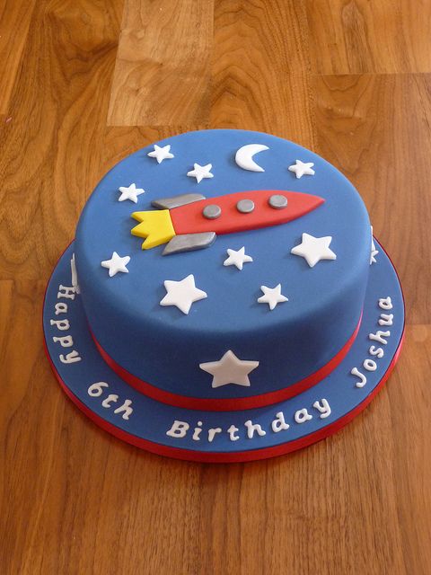 Rocket Birthday Cake