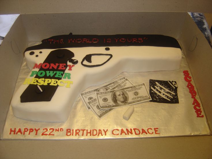 Scarface Birthday Cake