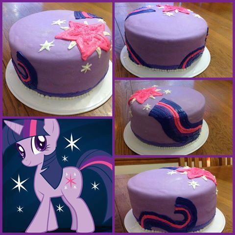 Twilight Sparkle Pony Birthday Cake