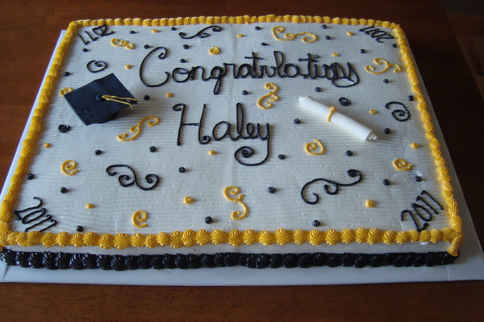 Unique Graduation Sheet Cakes