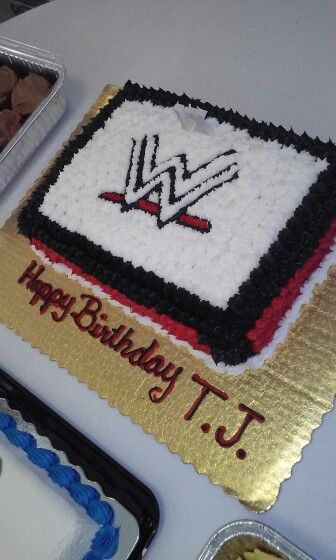 WWE Birthday Cake