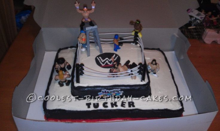 WWE Wrestling Birthday Cake