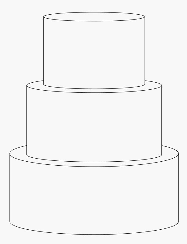 3 Tier Cake Template