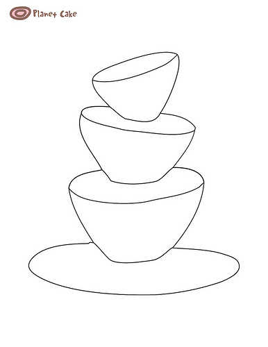 3 Tier Cake Template