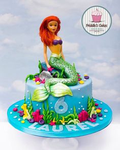 Aerial Mermaid Birthday Cakes