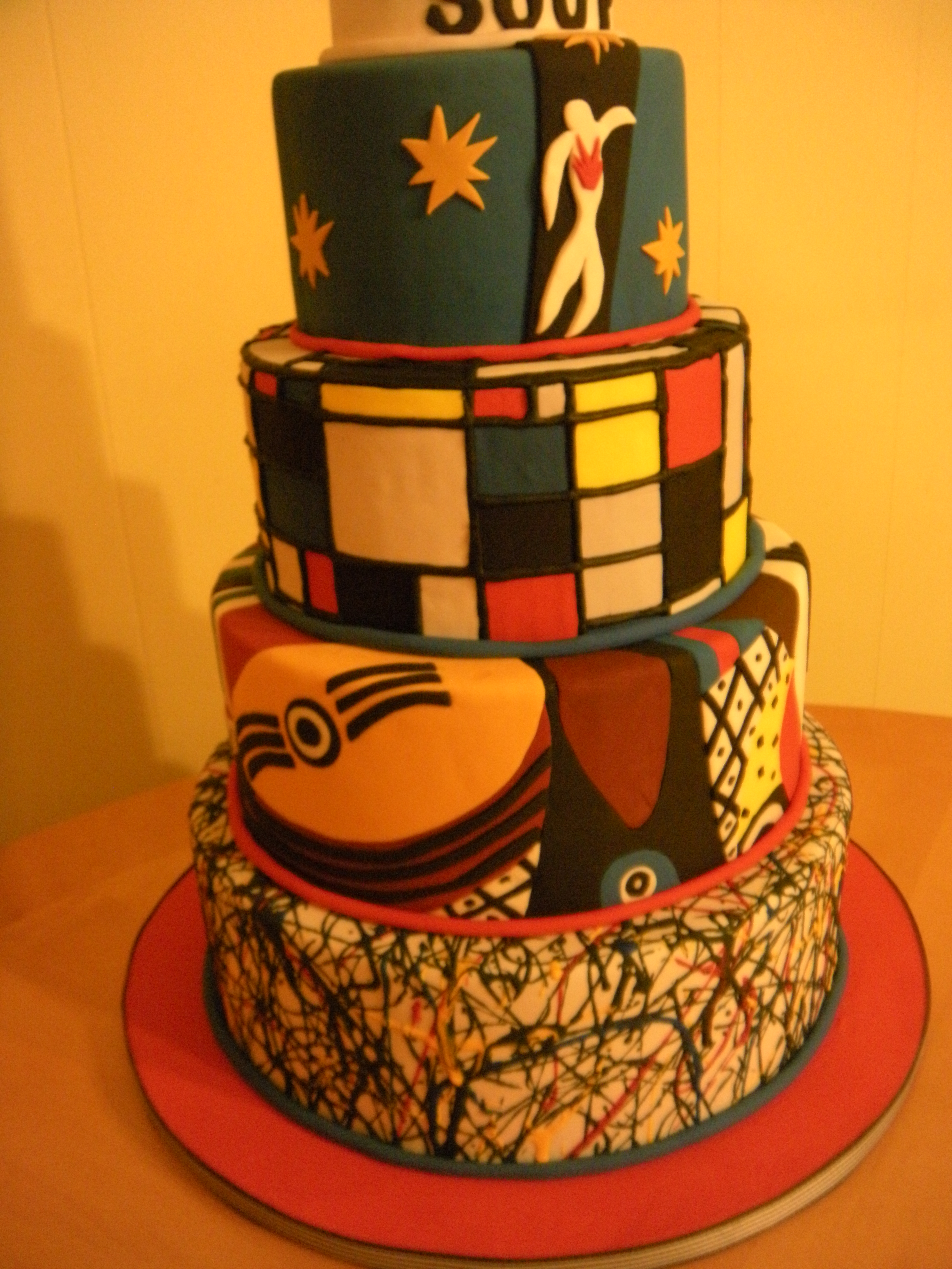 Artist Themed Birthday Cake