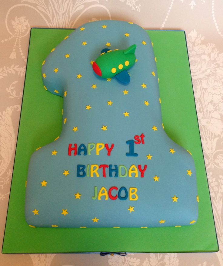 Baby Boy First Birthday Cakes Number 1