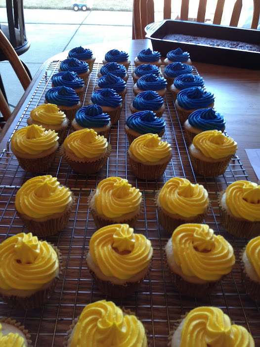 Blue and Gold Cub Scout Cupcake Ideas