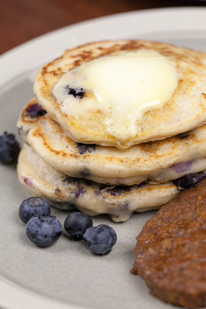 Blueberry Pancakes and Sausage Pictures