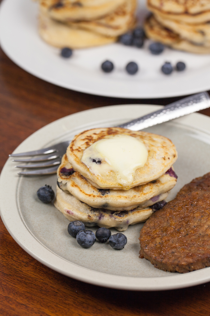 10 Photos of Blueberry Pancakes With Sausage